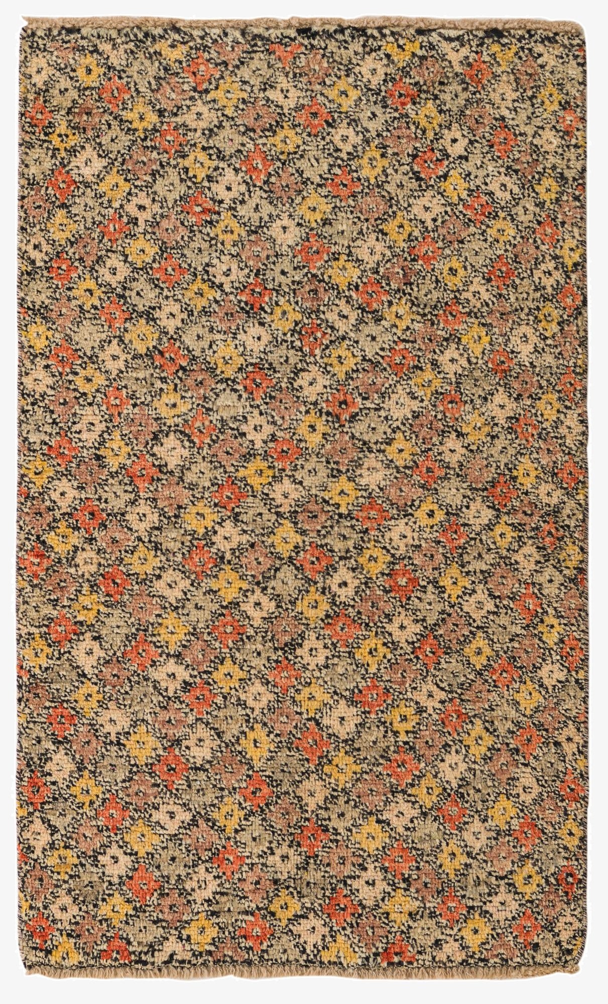  3' 2 x 5' 1  Hand Knotted Balouch Wool Rug