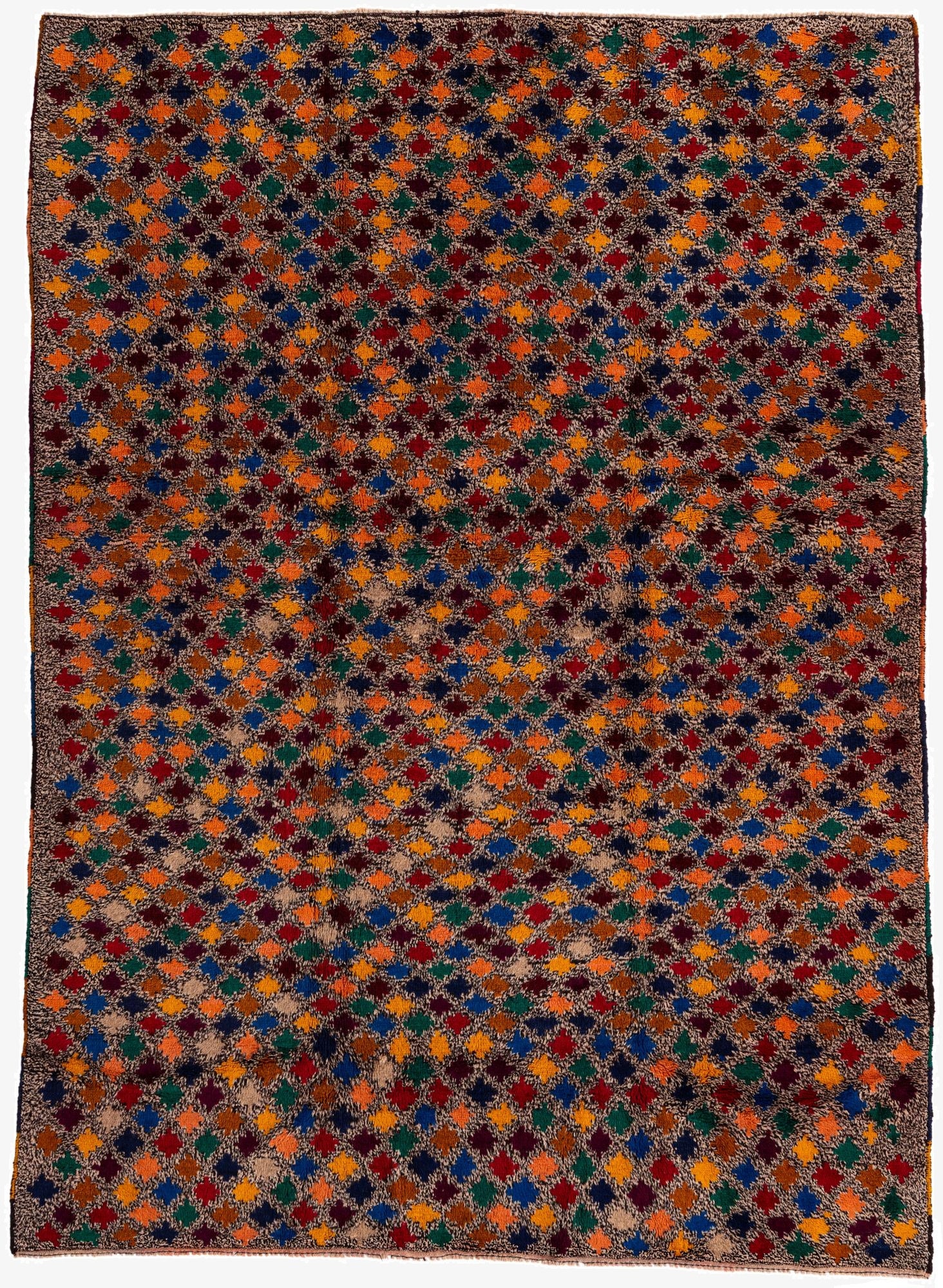  6' x 8' 4  Hand Knotted Balouch Wool Rug