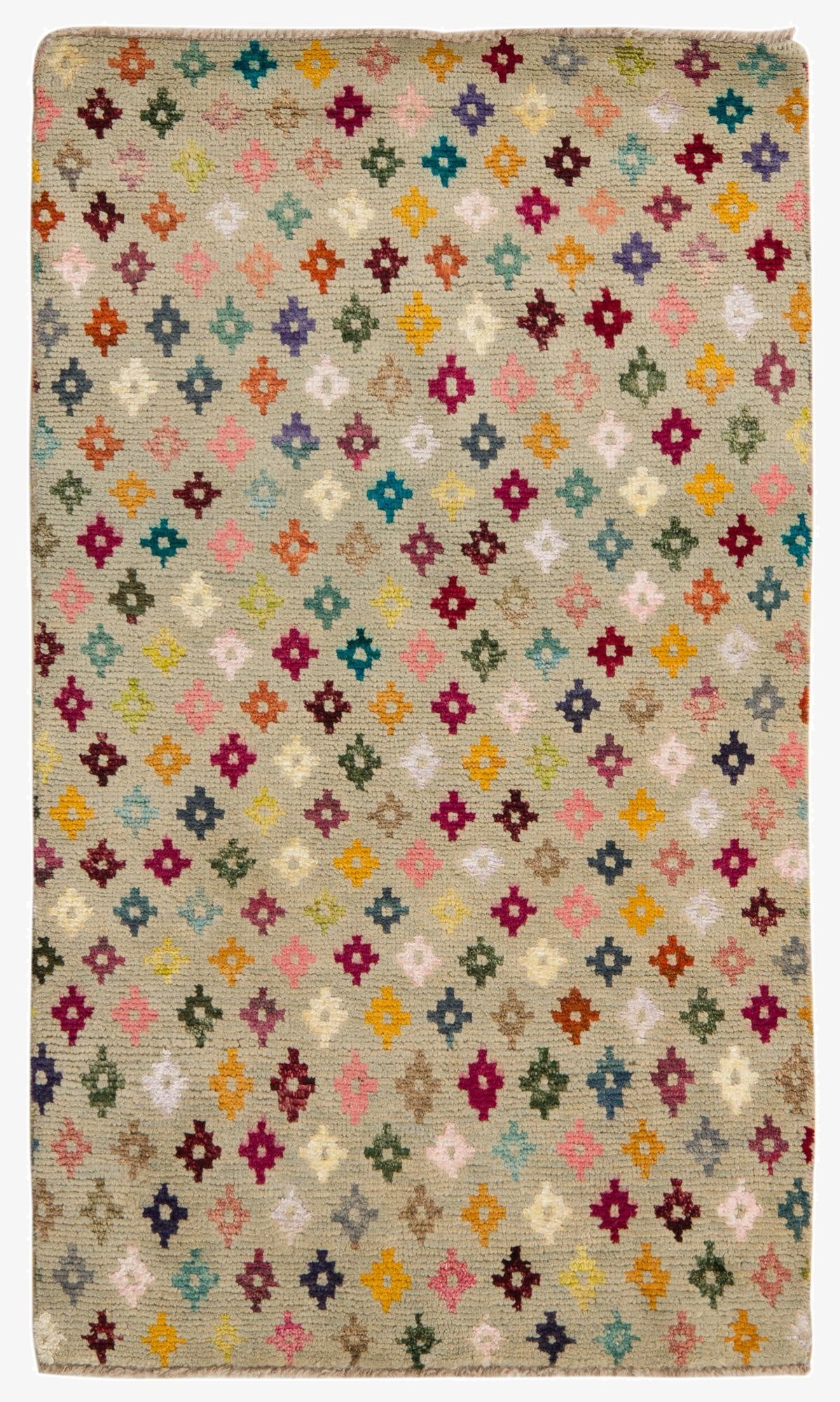  3' 1 x 5' 3  Hand Knotted Balouch Rug