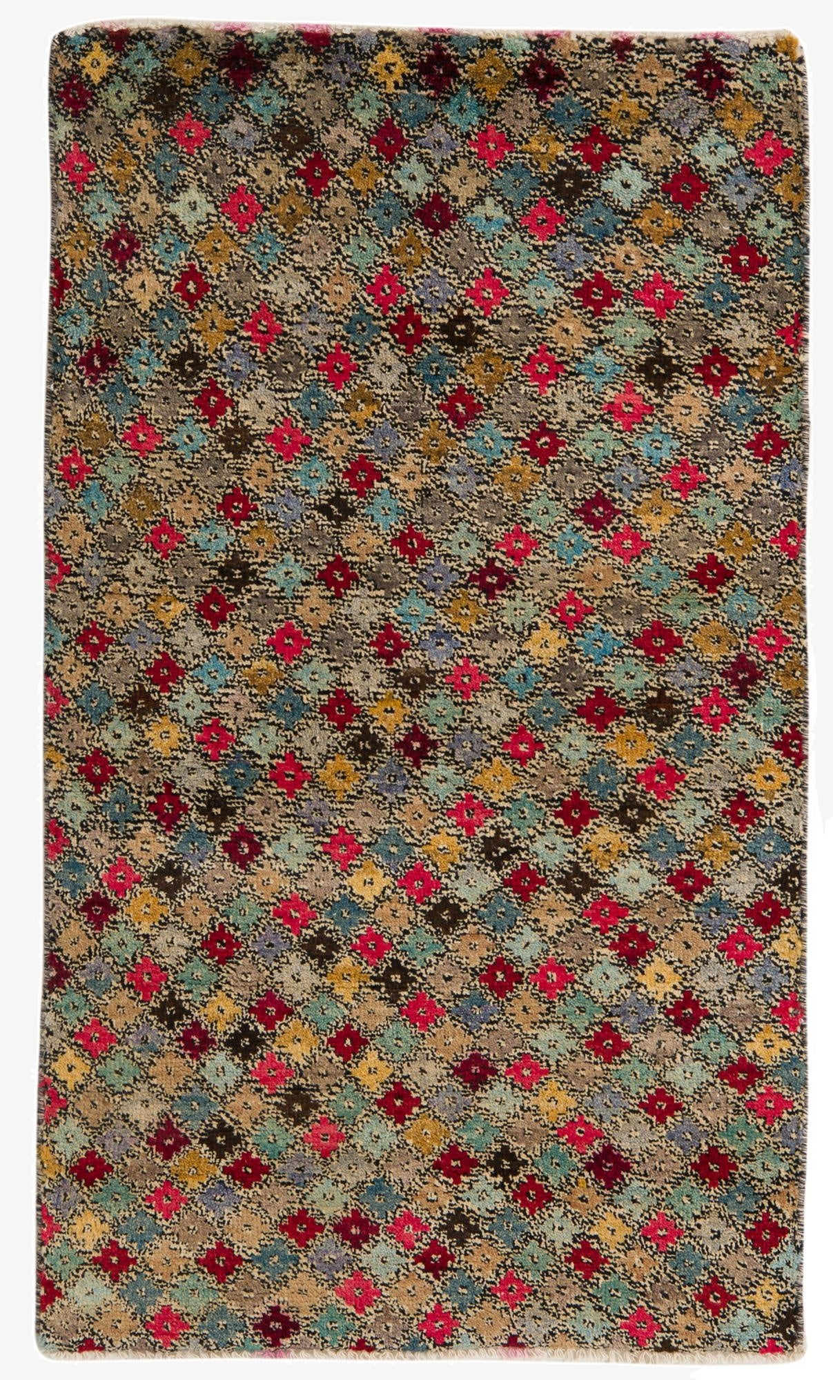  3' 1 x 5' 3  Hand Knotted Balouch Wool Rug