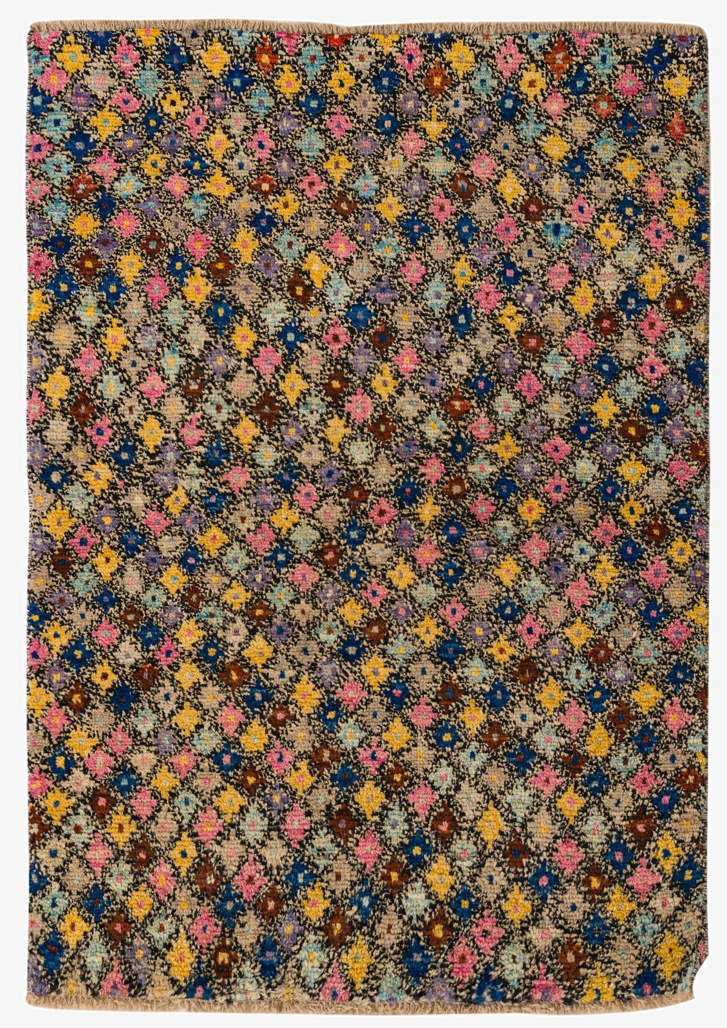 4' 1 x 5' 9  Hand Knotted Balouch Wool Rug