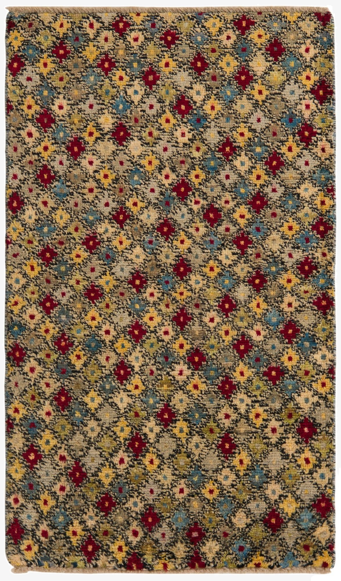  3' 1 x 5' 3  Hand Knotted Balouch Wool Rug