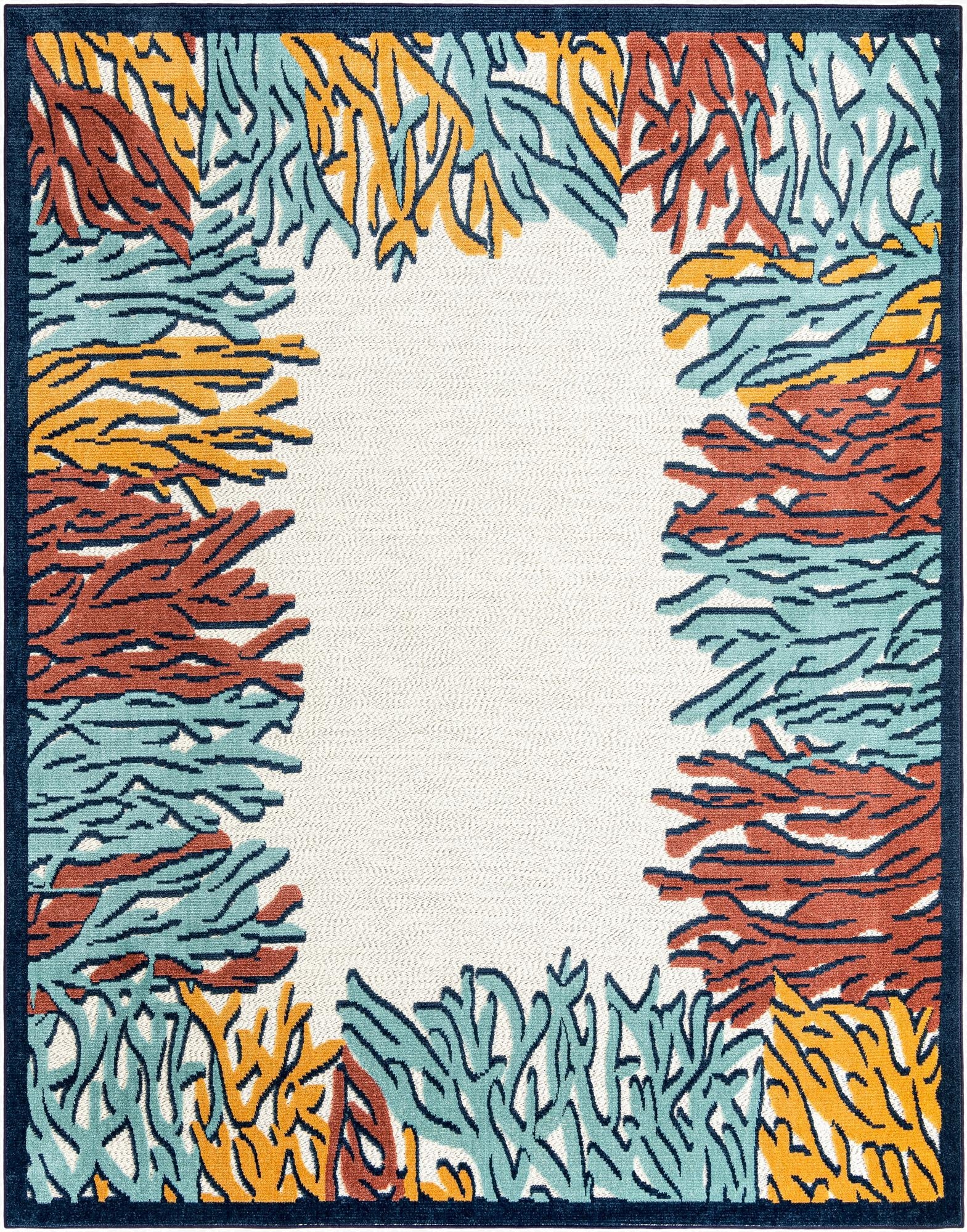  7' 10 x 10'  Washable Belize Indoor / Outdoor Rug