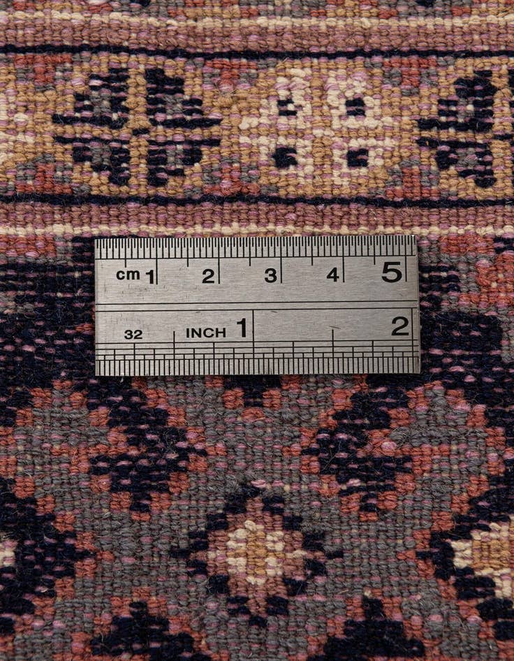 Detail image of  4' 2 x 6' 3  Hand Knotted Bokhara Oriental Rug