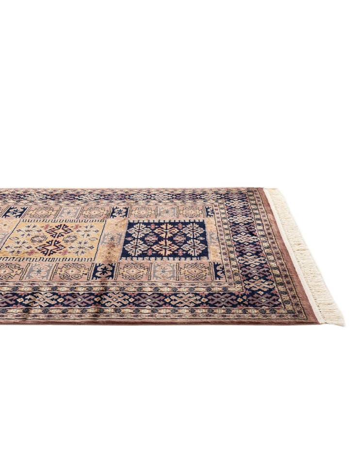 Detail image of  4' 2 x 6' 3  Hand Knotted Bokhara Oriental Rug