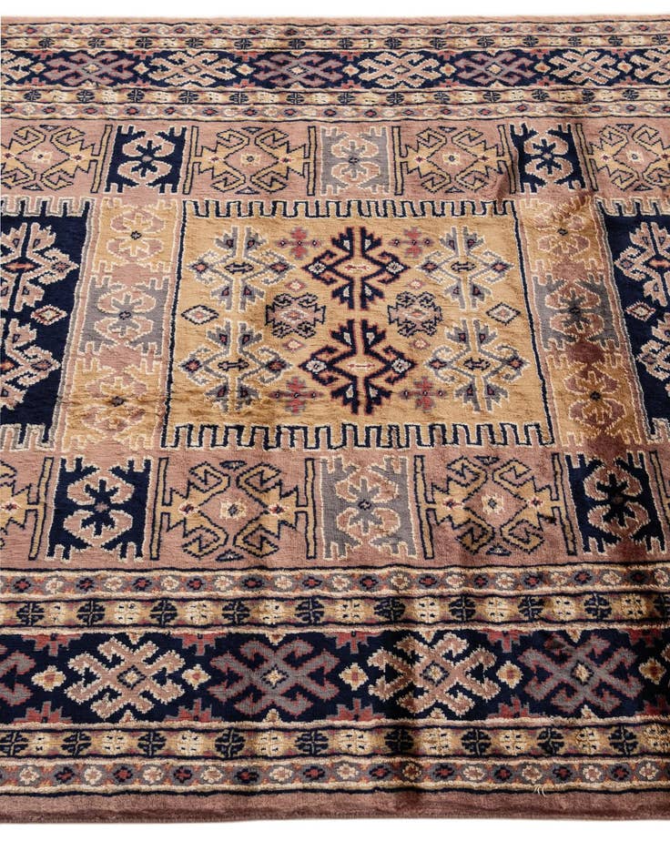 Detail image of  4' 2 x 6' 3  Hand Knotted Bokhara Oriental Rug