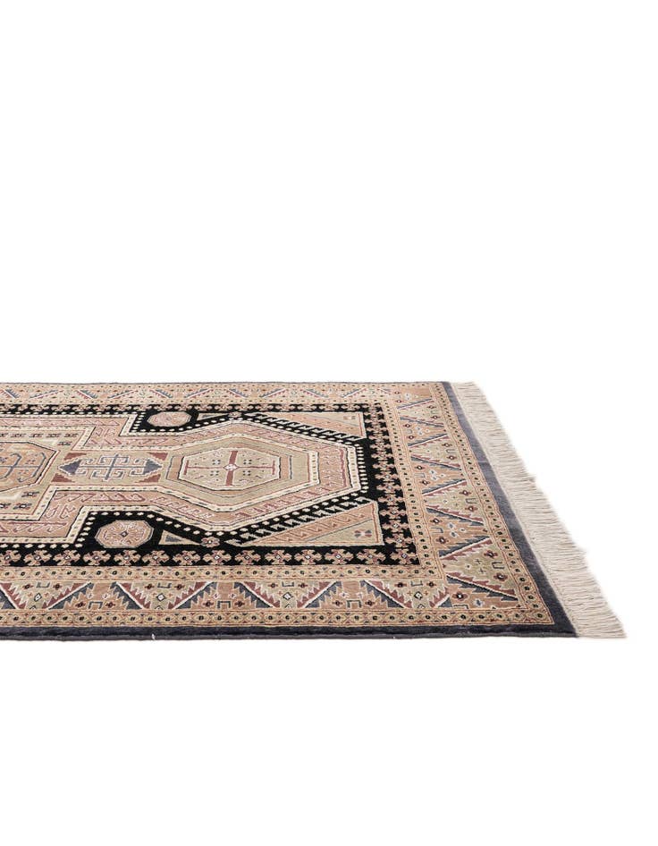 Detail image of  4' 3 x 6' 7  Hand Knotted Bokhara Rug