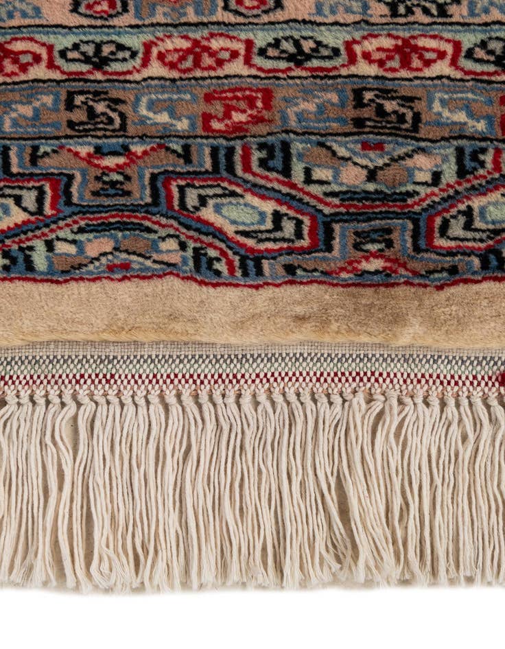 Detail image of  4' 3 x 6'  Hand Knotted Bokhara Wool Rug