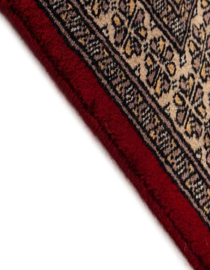 Detail image of  2' 1 x 3' 4  Hand Knotted Bokhara Oriental Wool Rug