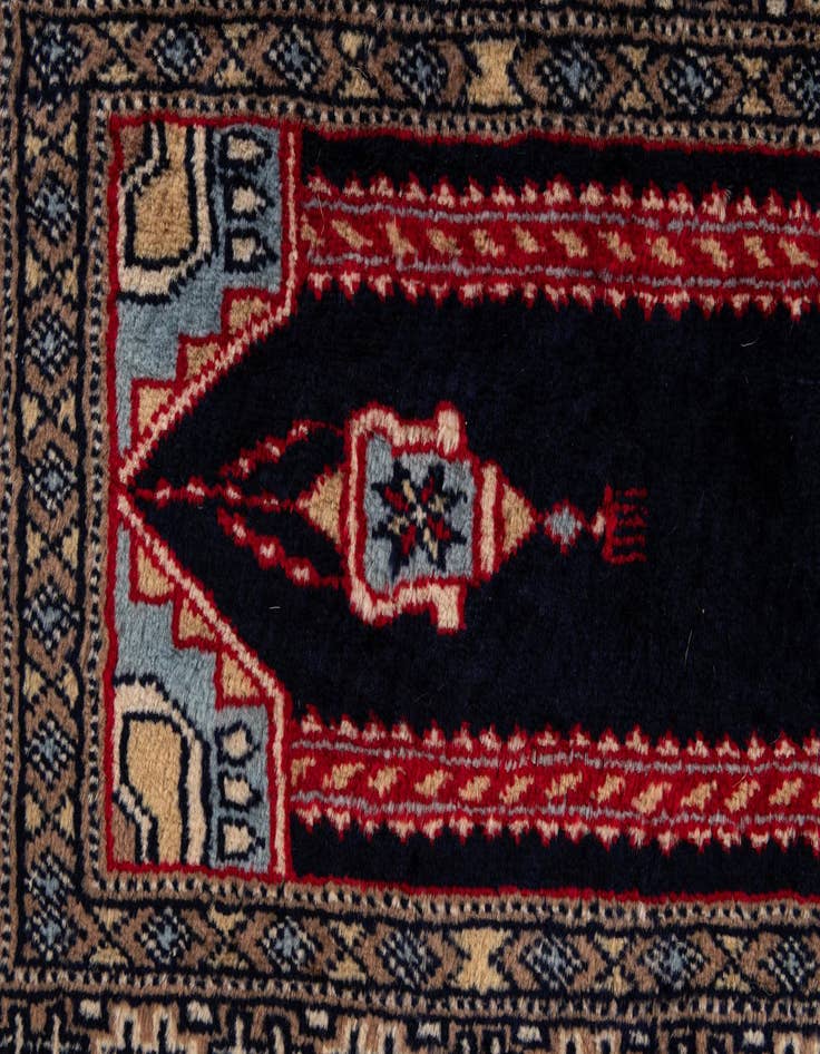 Detail image of  2' 2 x 3' 2  Hand Knotted Bokhara Oriental Wool Rug