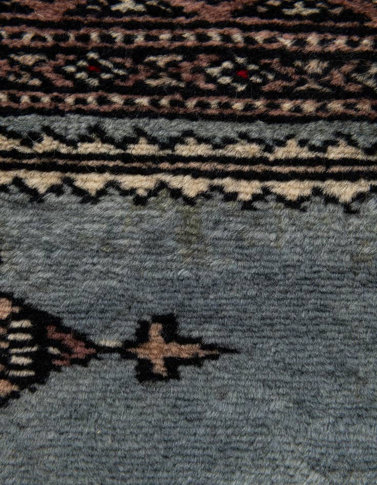 Detail image of  2' x 3'  Hand Knotted Bokhara Oriental Wool Rug
