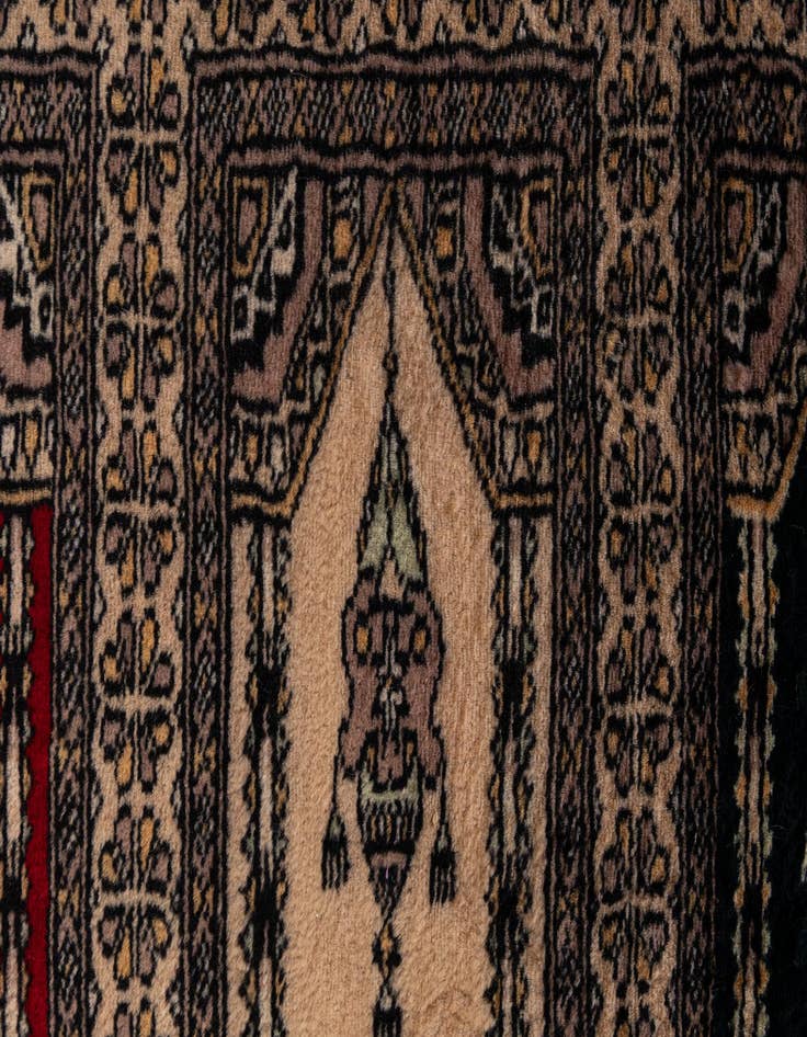 Detail image of  2' x 3' 4  Hand Knotted Bokhara Oriental Wool Rug