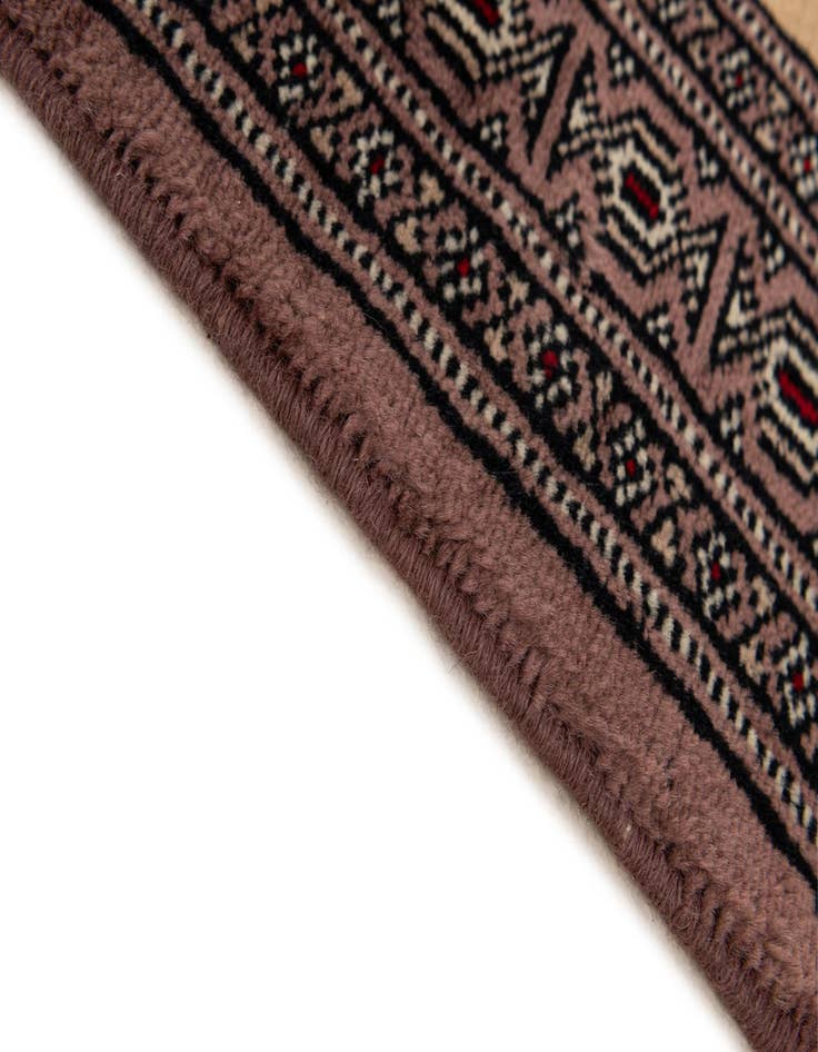 Detail image of  2' 1 x 2' 11  Hand Knotted Bokhara Oriental Wool Rug