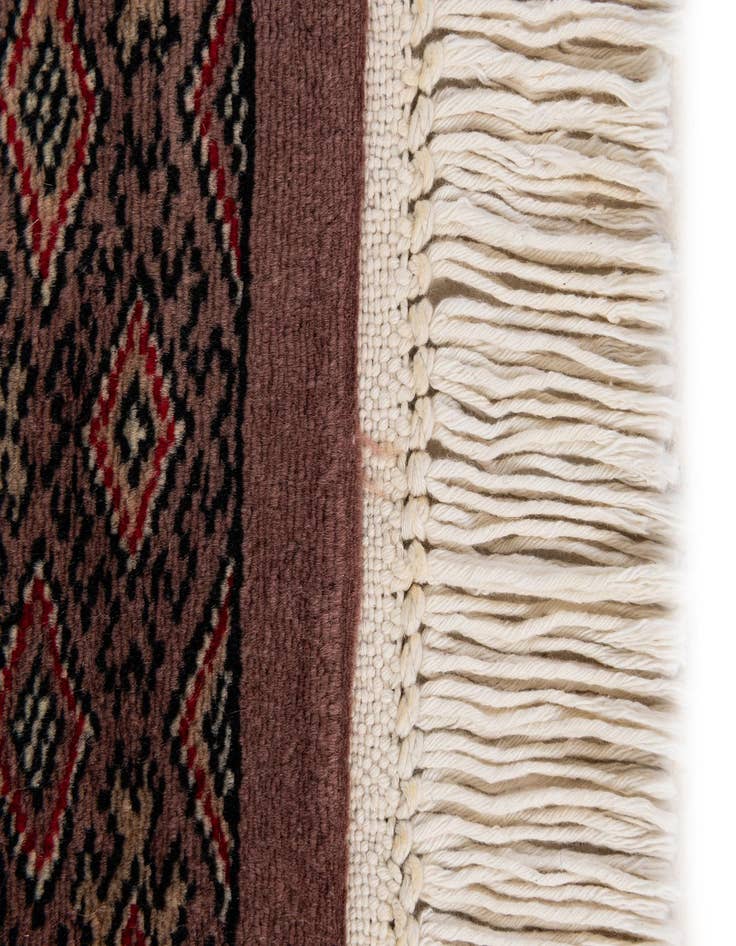 Detail image of  2' 1 x 2' 11  Hand Knotted Bokhara Oriental Wool Rug