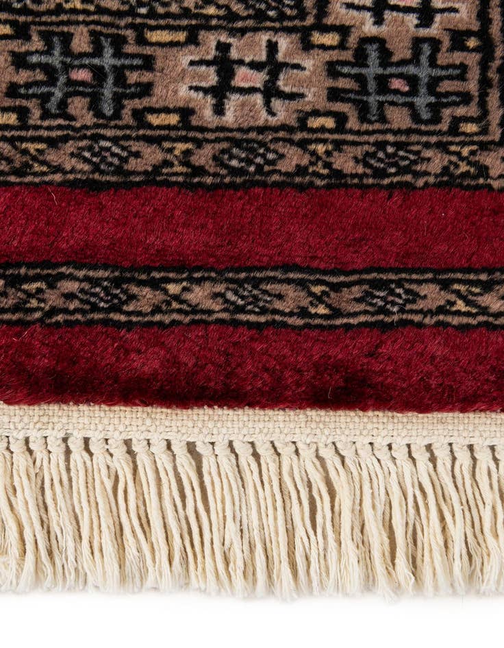 Detail image of  2' x 3' 4  Hand Knotted Bokhara Oriental Wool Rug