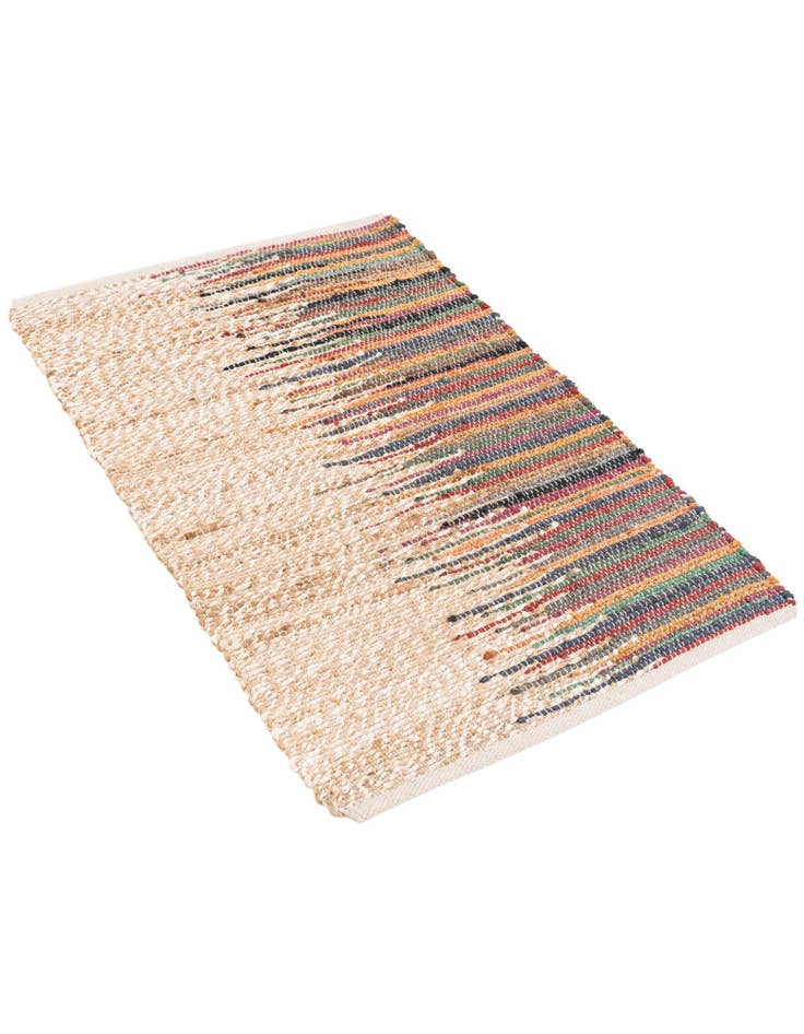 Detail image of  2' x 3'  Hand Braided Jute Rug