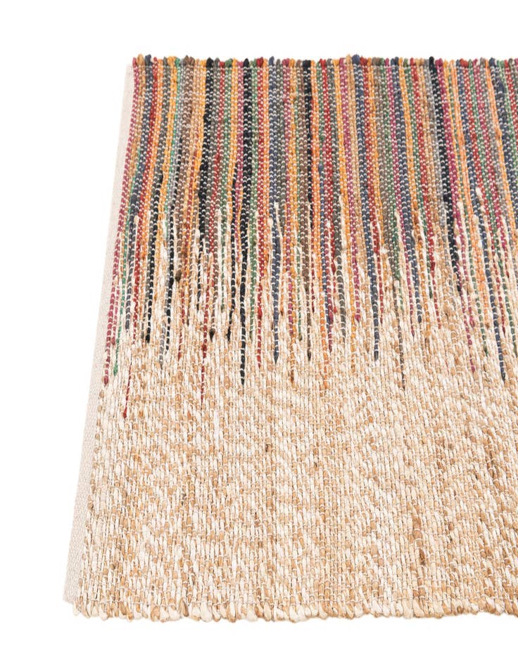 Detail image of  2' x 3'  Hand Braided Jute Rug