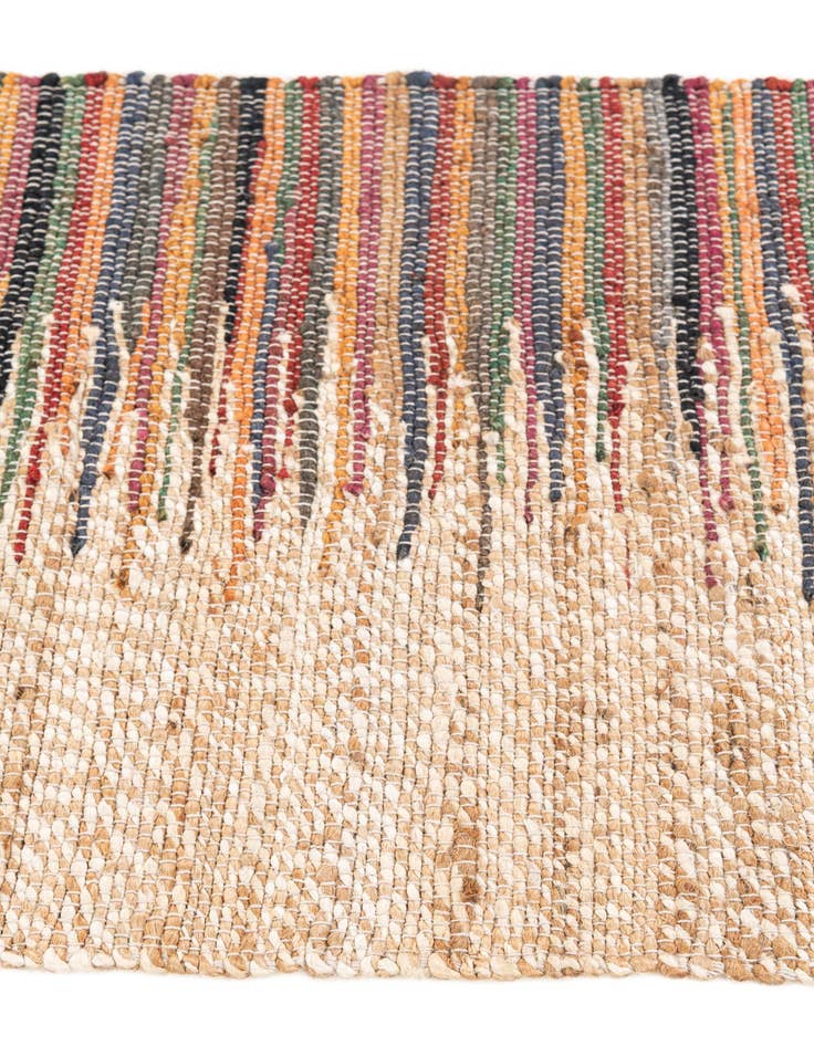 Detail image of  2' x 3'  Hand Braided Jute Rug