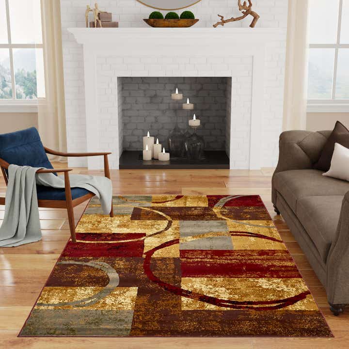 Multicolor 3' x 5' 3 Cafe Rug | Rugs.com