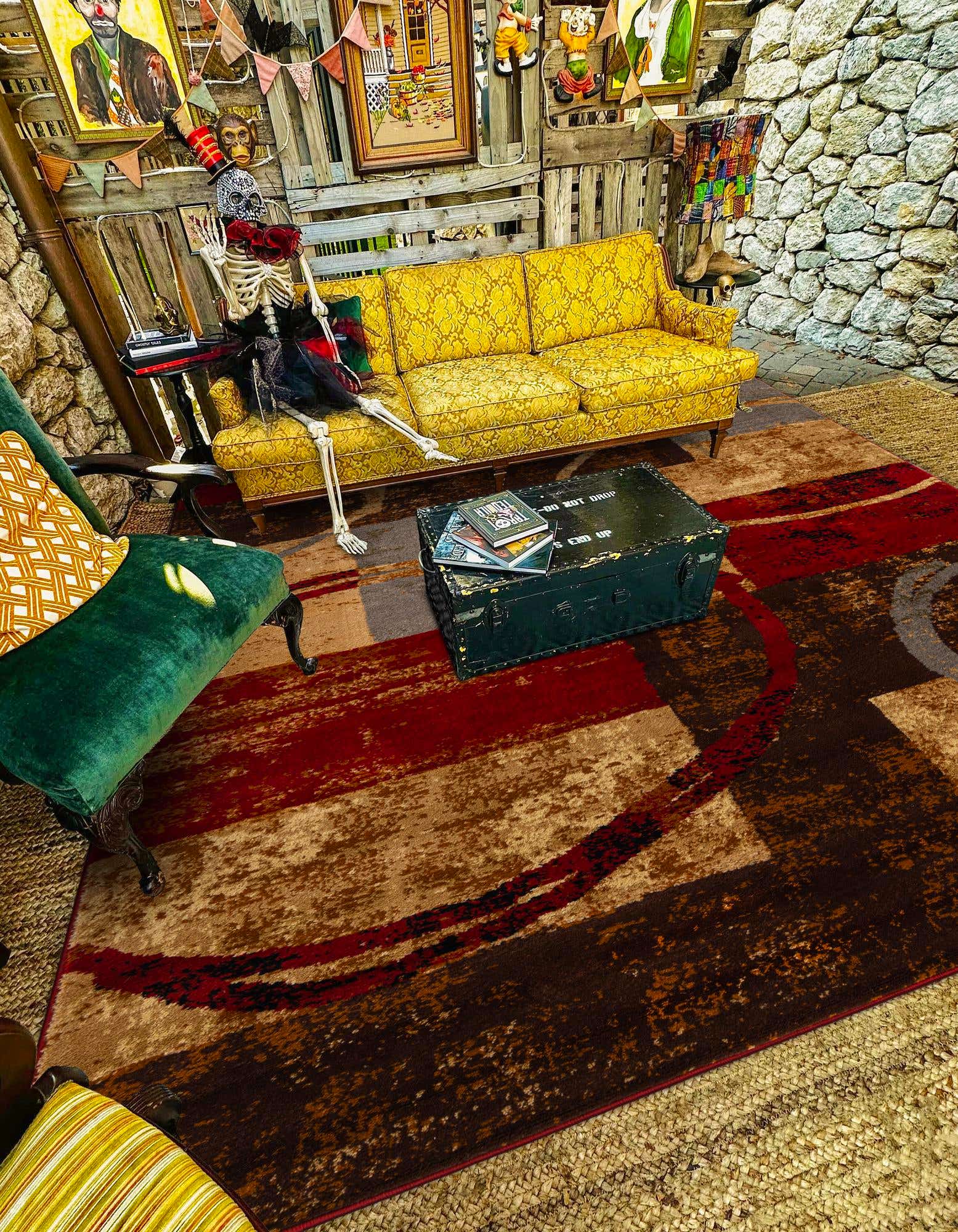 Multicolor 4' x 6' Cafe Rug | Rugs.com