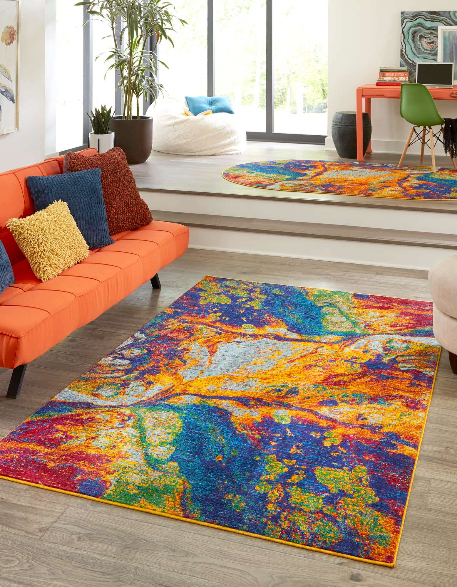 Multicolor 7' x 10' Calypso Rug | Rugs.com