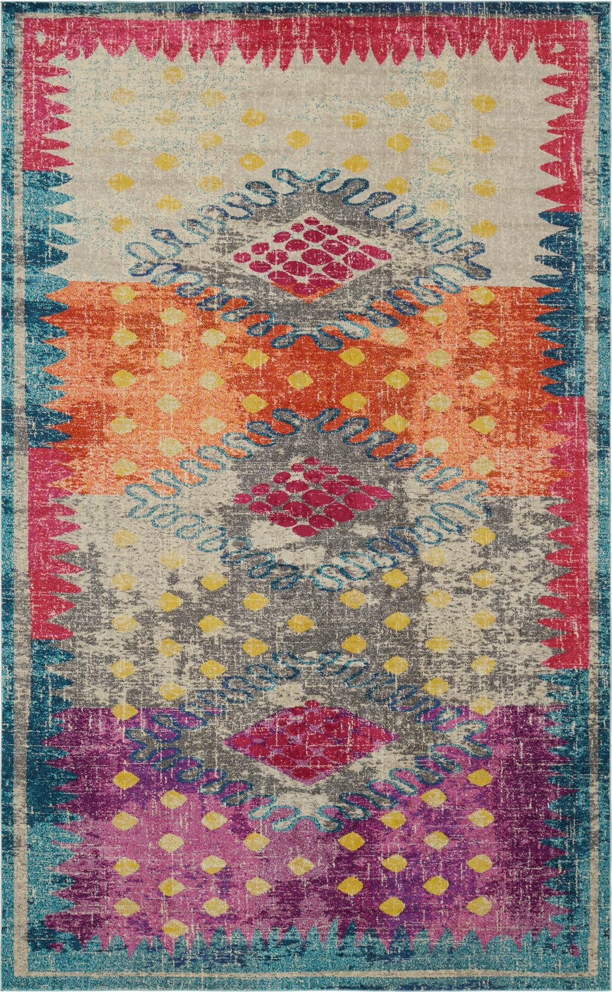 10' 6 x 16' 5  Washable Carnevale Rug