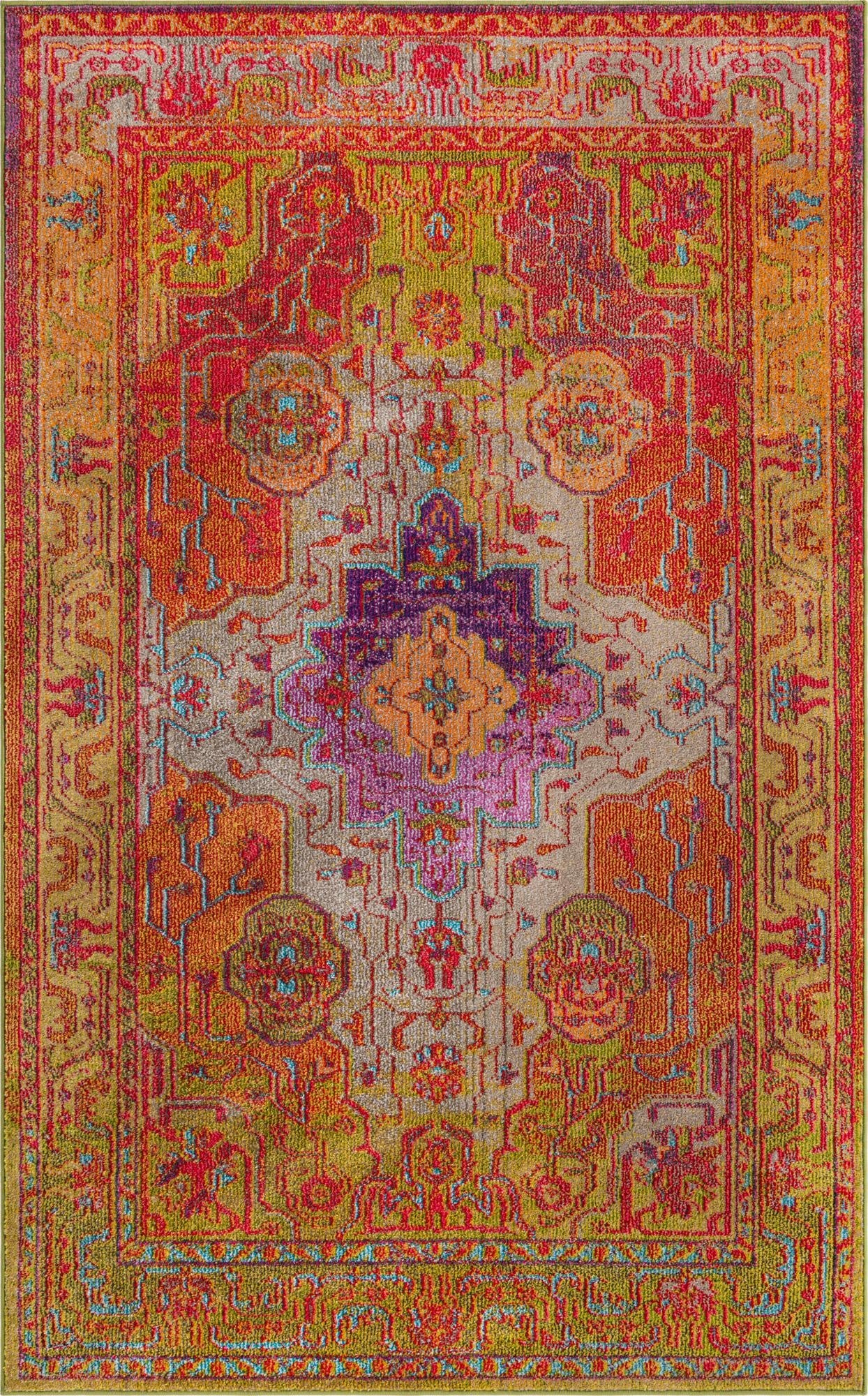  5' x 8'  Washable Carnevale Rug