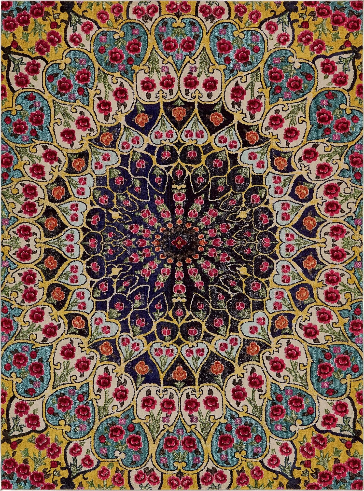  9' x 12' 2  Washable Carnevale Rug