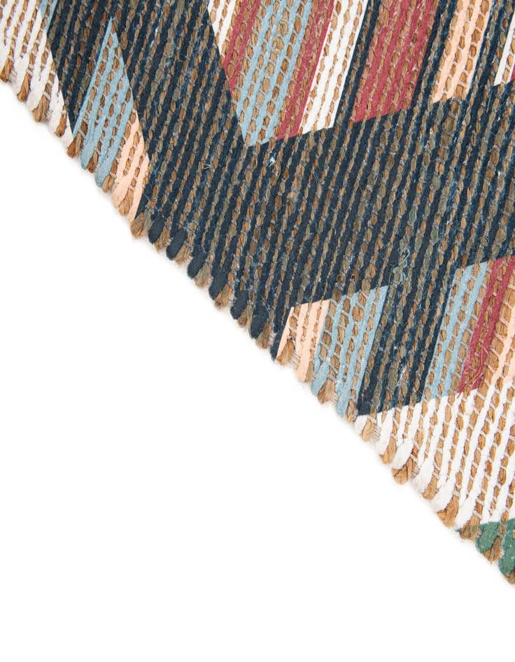 Detail image of  4' x 6'  Hand Woven Chenille Jute Rug