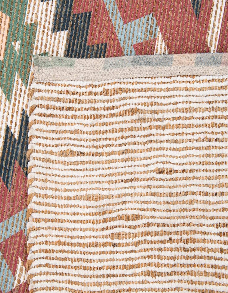 Detail image of  4' x 6'  Hand Woven Chenille Jute Rug