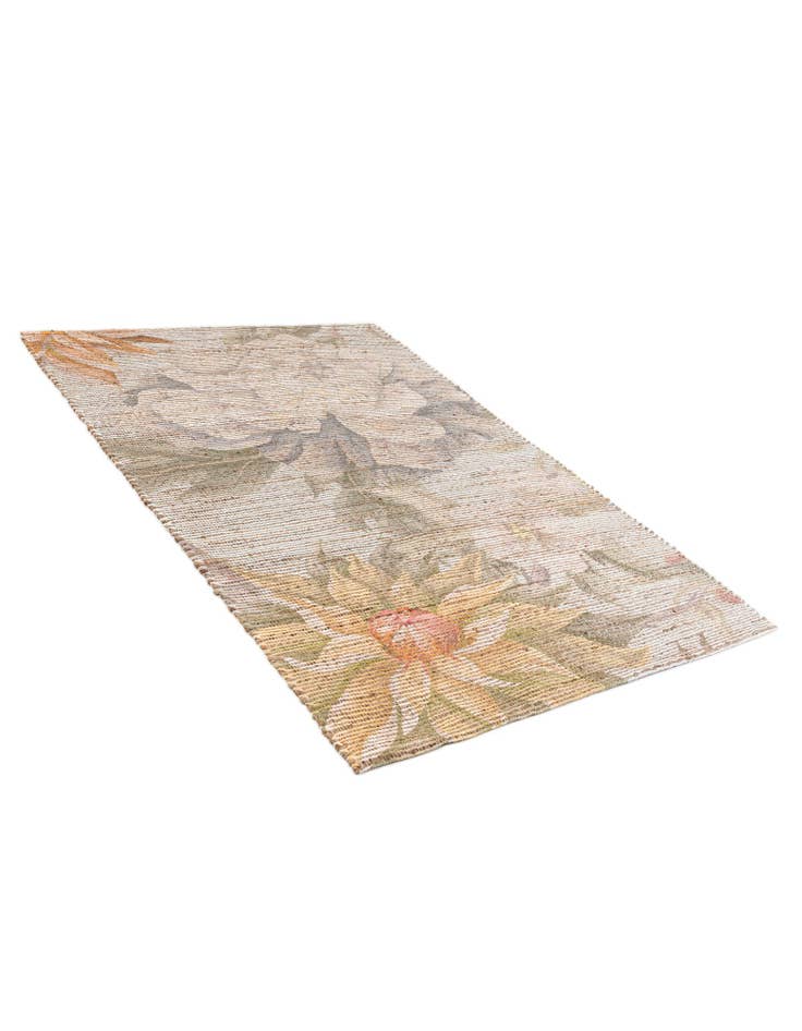 Detail image of  4' 1 x 6' Chenille Jute Rug