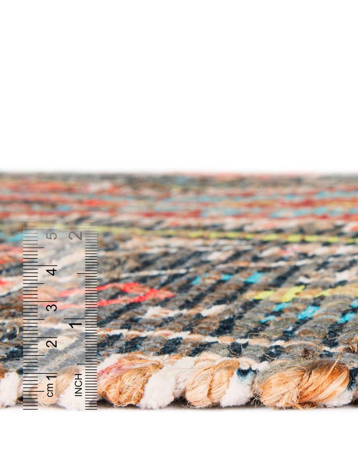 Detail image of  4' 1 x 6' 1 Chenille Jute Rug