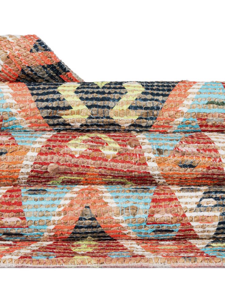 Detail image of  4' 1 x 6' 1 Chenille Jute Rug