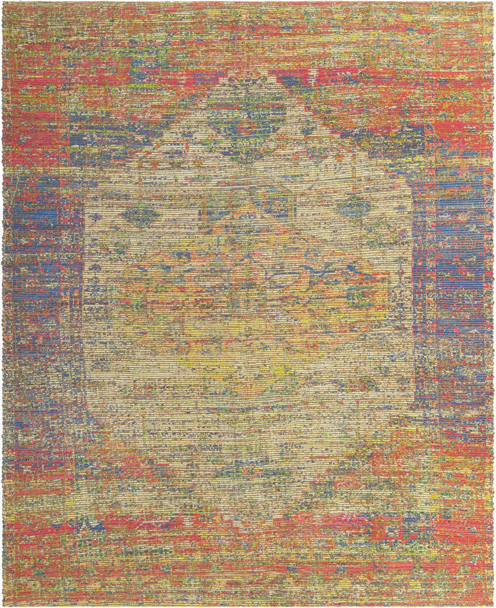  7' 10 x 10'  Hand Woven Chenille Jute Rug