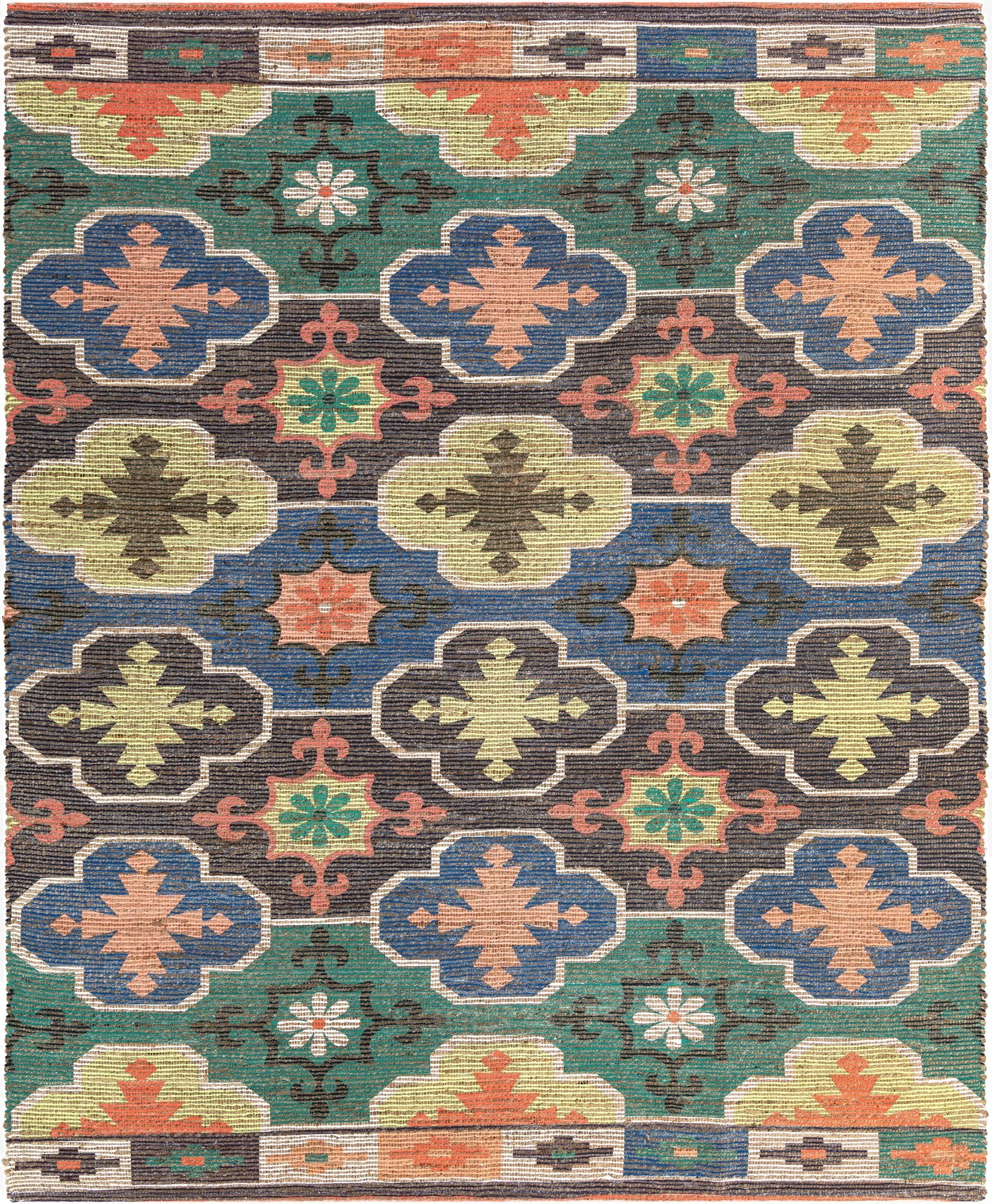  7' 10 x 10' Chenille Jute Rug