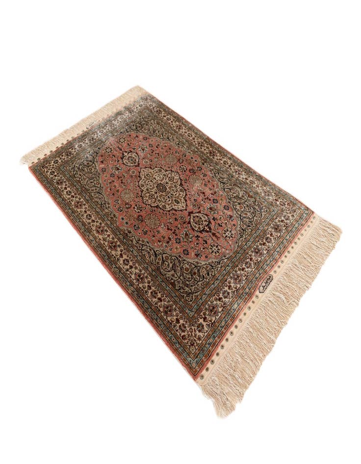 Detail image of  2' 11 x 4' 3 China Silk Rug