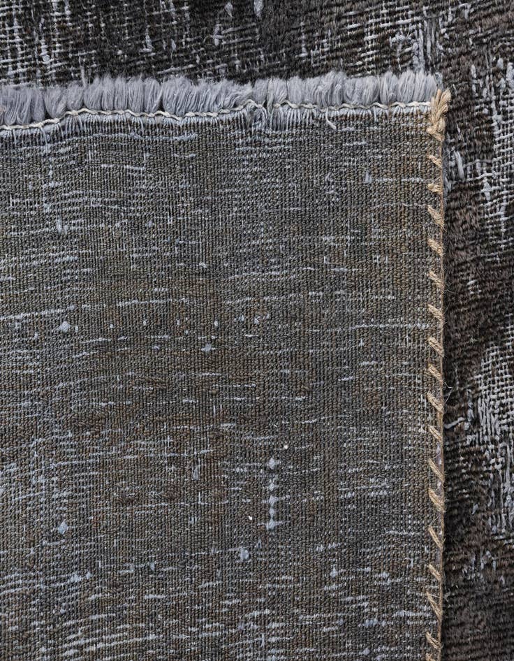 Detail image of  2' x 3' 1  Hand Woven Chindi Chevron Rug