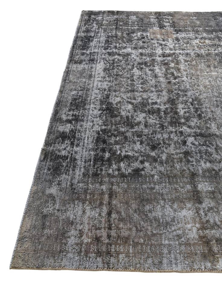 Detail image of  2' x 3' 1  Hand Woven Chindi Chevron Rug