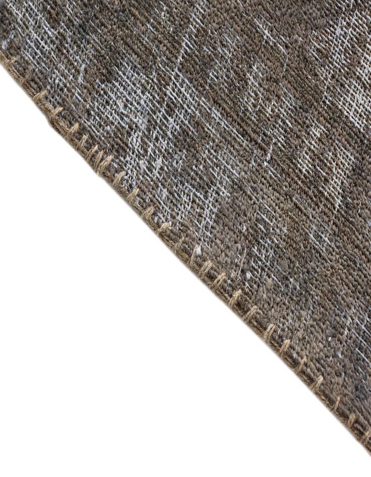 Detail image of  2' x 3' 1  Hand Woven Chindi Chevron Rug