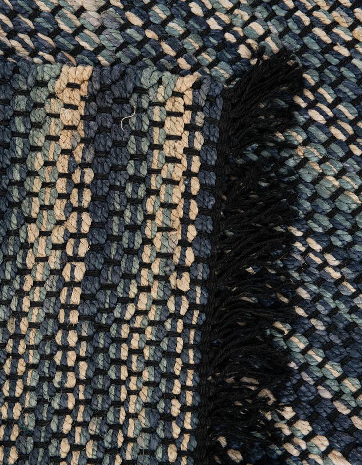 Detail image of  2' 2 x 4'  Hand Woven Chunky Jute Rug