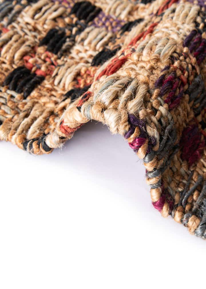 Multicolor 3' 1 x 5' 1 Hand Woven Chunky Jute Rug | Rugs.com