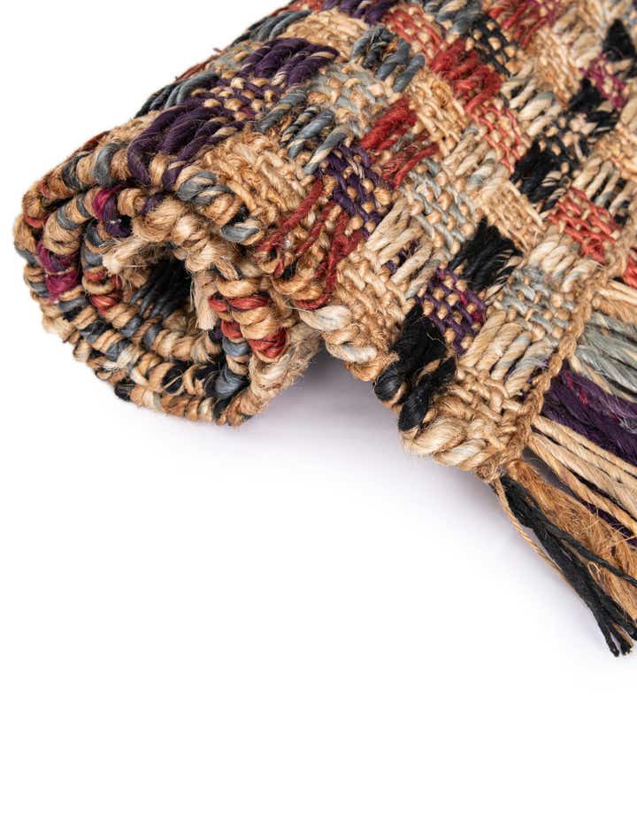 Multicolor 7' 10 x 10' Hand Woven Chunky Jute Rug | Rugs.com