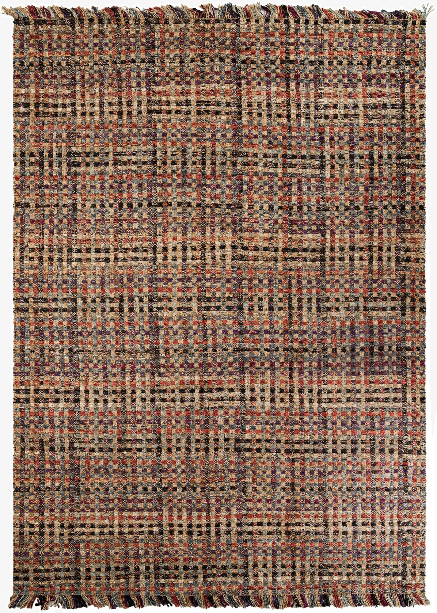  10' x 14' 1  Hand Woven Chunky Jute Rug