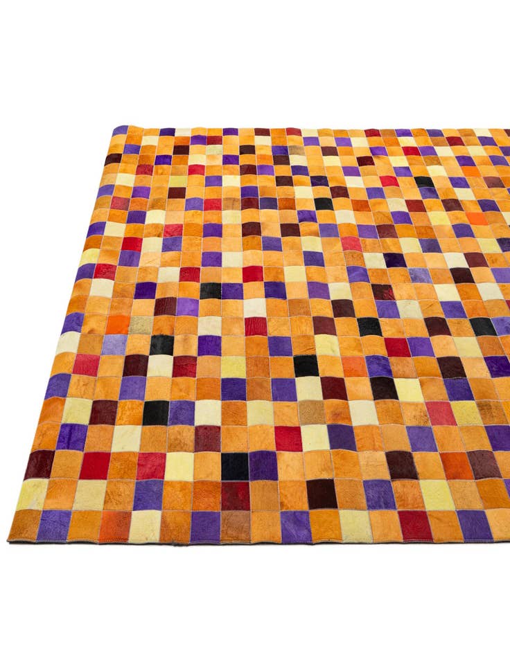 Detail image of  8' x 9' 11 Cowhide - Patchwork Rug