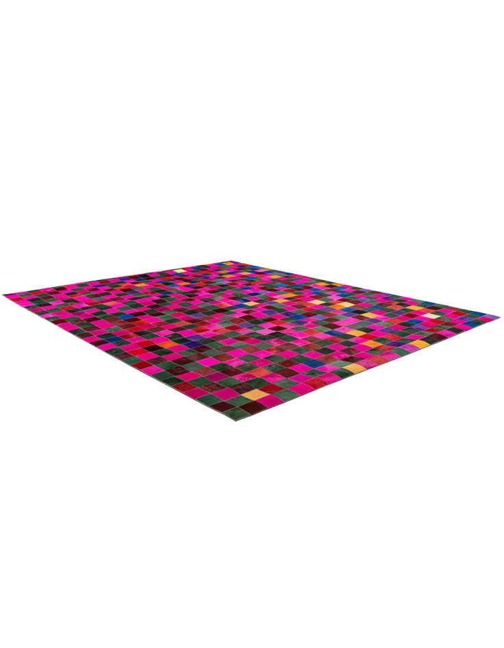 Detail image of  7' 11 x 9' 10 Cowhide - Patchwork Rug