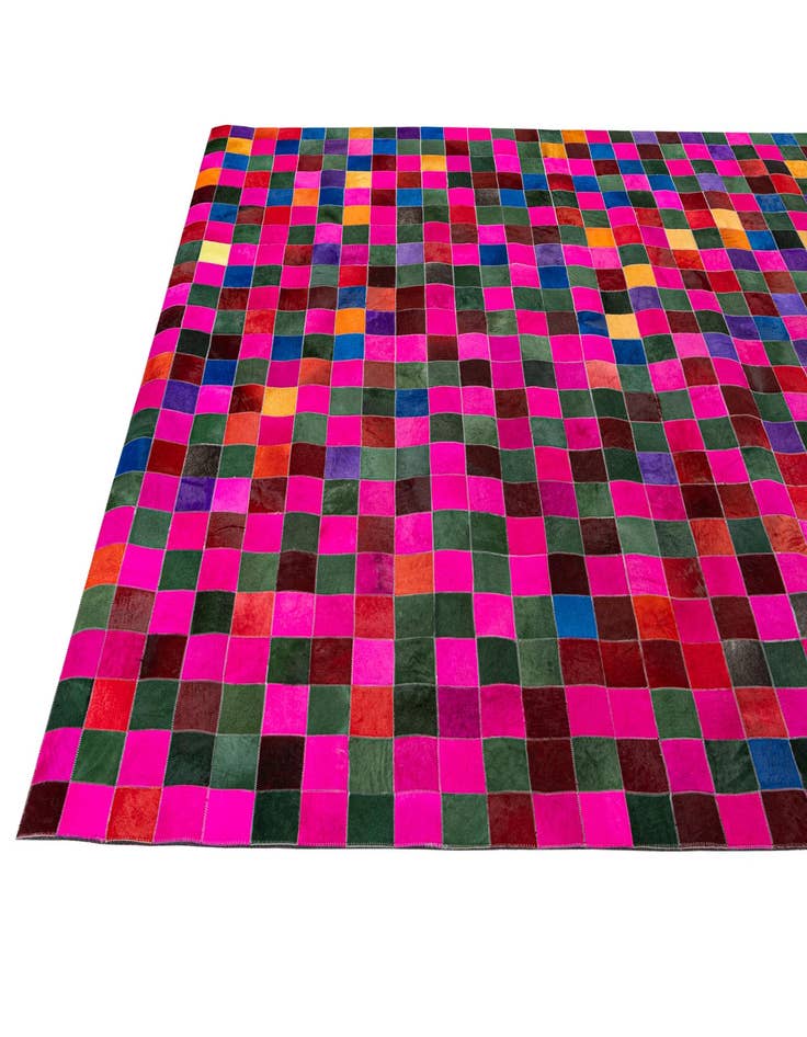 Detail image of  7' 11 x 9' 10 Cowhide - Patchwork Rug