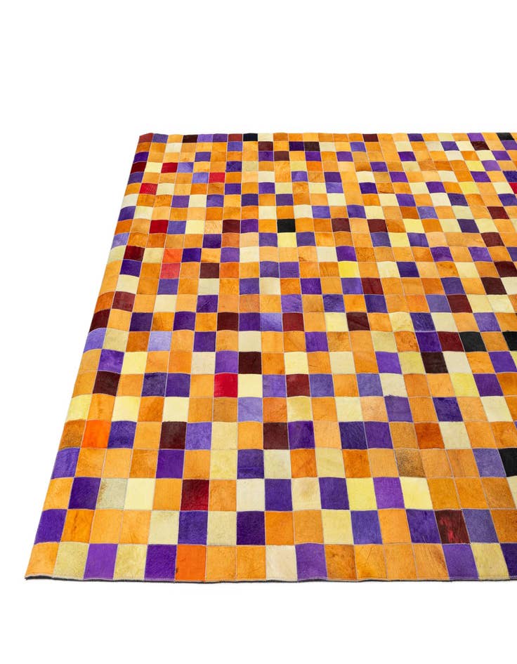 Detail image of  7' 11 x 9' 10 Cowhide - Patchwork Rug