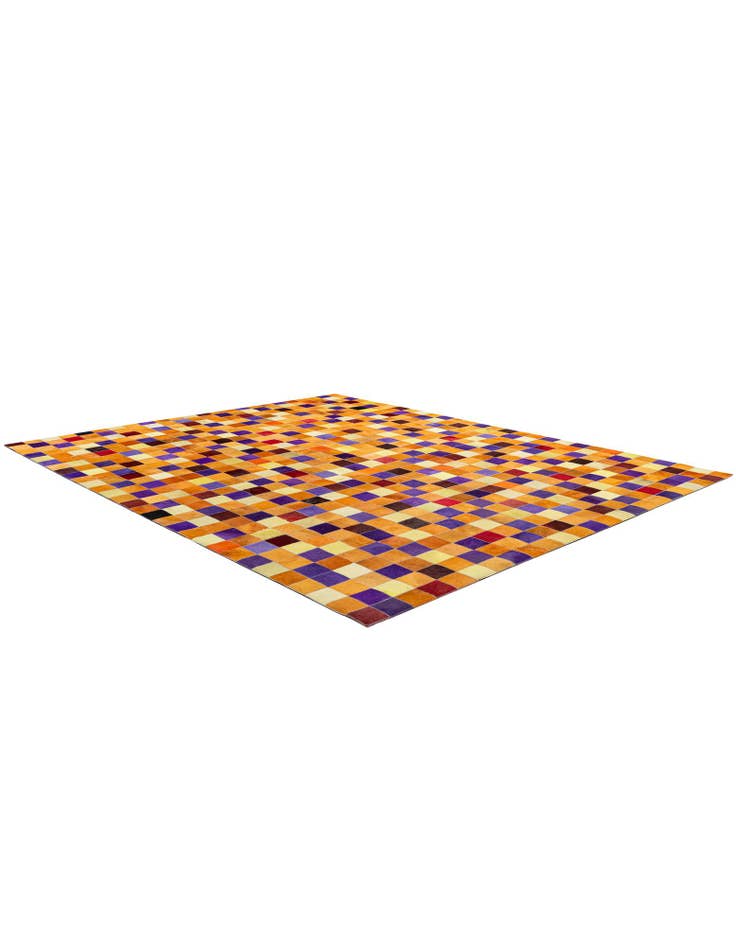 Detail image of  8' x 9' 11 Cowhide - Patchwork Rug