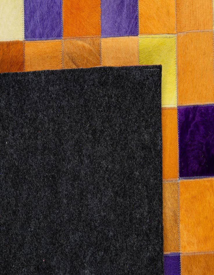 Detail image of  8' x 9' 11 Cowhide - Patchwork Rug