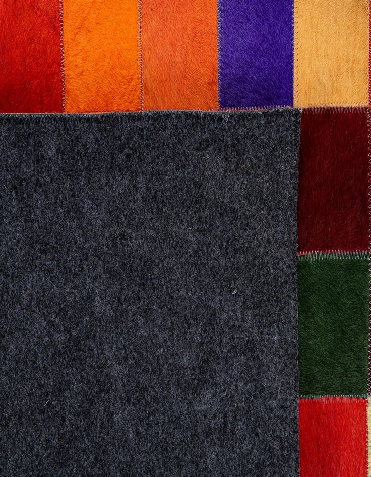 Detail image of  7' 11 x 9' 10 Cowhide - Patchwork Rug
